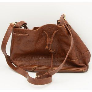 Furla Brown Leather Bucket Bag